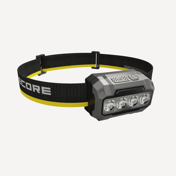 Фонарь налобный NiteCore HA23 UHE 600Lum (Черный/Серый, MCT 3000-6500K; +3шт*AAA)